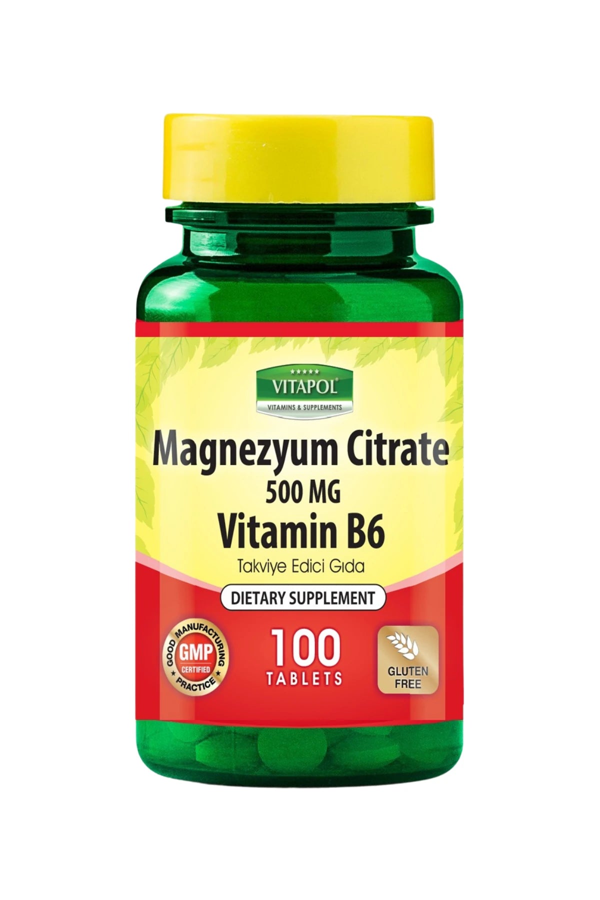 VITAPOL MAGNEZYUM CİTRATE & B6 100 TABLET