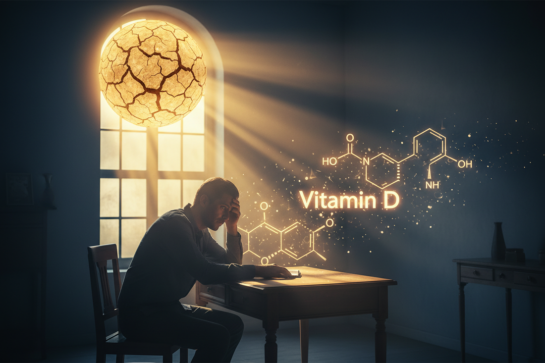 D vitamini eksikliği — güneş ışığı ve yorgunluk görseli