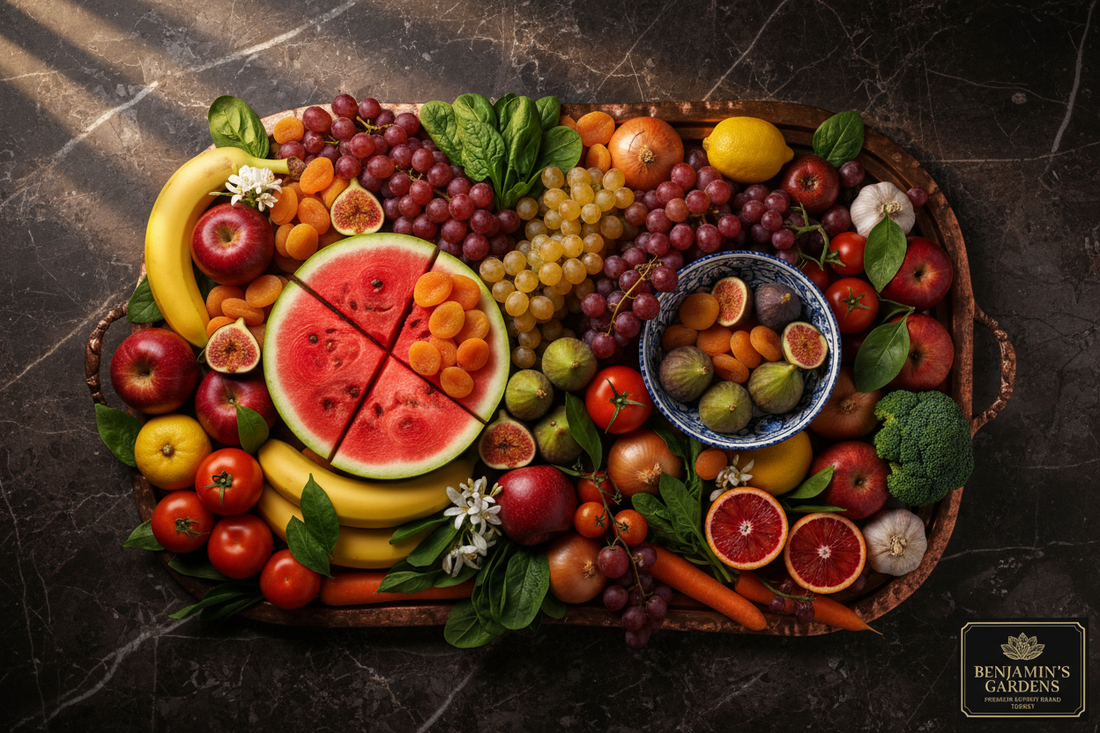 Premium Turkish fruits and vegetables for global export — Türkiye's GI-certified produce by Benjamin's Gardens