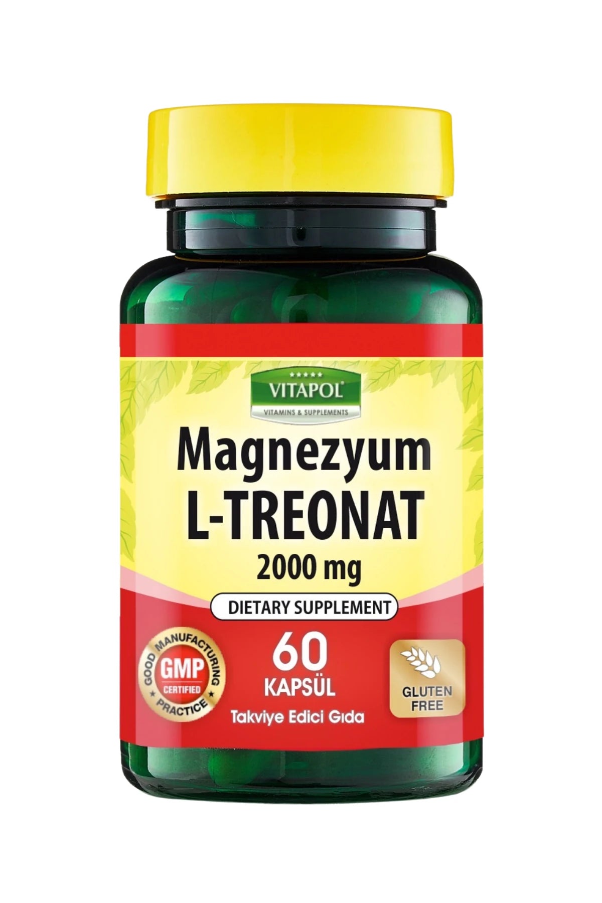 Magnezyum L-Treonat 2000 Mg 60 Kapsül