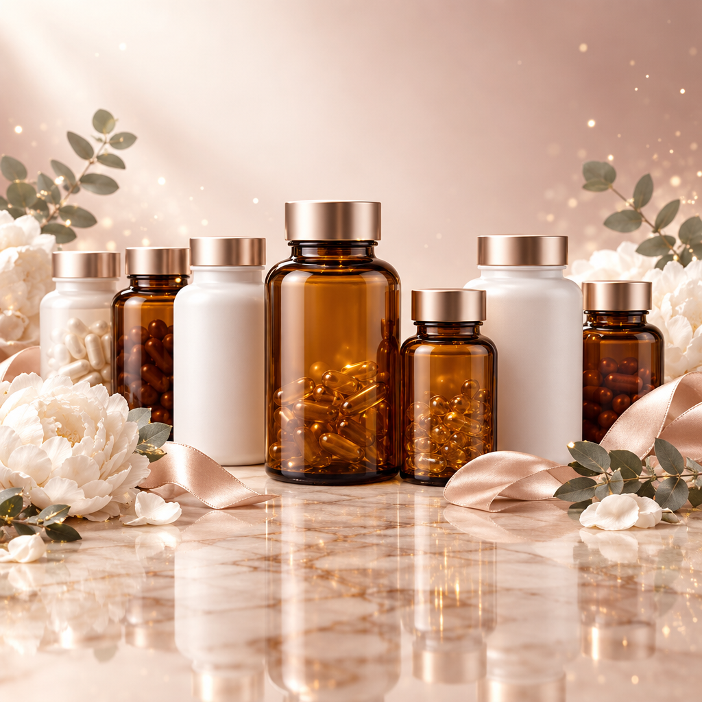 Glow Ultra Elite Güzellik Protokol Seti — 7 premium takviye, cilt saç ve tırnak için eksiksiz güzellik protokolü, Benjamin's Gardens