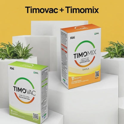 Timovac + Timomix Enerji Seti — EMA Onaylı Kekik Özü + Ü. Ar-Ge Formülü | Doğanın En Güçlü İkilisi
